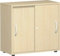 Gera Möbel S-382501-AH Schiebetürenschrank Mailand 2 OH mit Standfüßen, 80 x 40 x 75,2 cm, ahorn