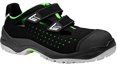 ELTEN Impulse Green Easy ESD S1PS | Sicherheitsschuhe für Damen & Herren, Kunststoffkappe, leicht, atmungsaktiv, Gr. 40