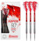 Rapide 90% Tungsten Darts | Steeldarts-Set mit Tragetasche | 22g, 23g, 24g & 25g | Enthält Supergrip-Schäfte und 100-Mikron-Rapide-Flights