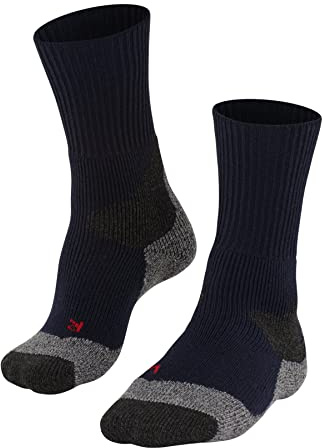 FALKE Herren Wandersocken TK4 Expedition M SO Wolle Antiblasen Dick 1 Paar, Blau (Marine 6120), 39-41