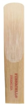 Fibracell FCBSP25 Premier Series Synthetic Reed for Baritone Saxophone, 2.5 Strength, Neutral