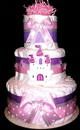 Princess Wish Three Tier Diaper Cake By Little Kg's Dreams