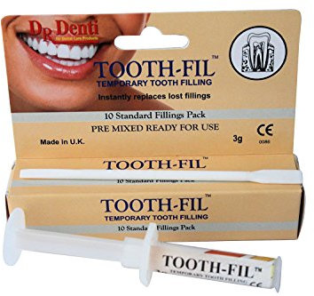 THREE PACKS Dr Denti Tooth-Fil Temporary Tooth Filling 3g
