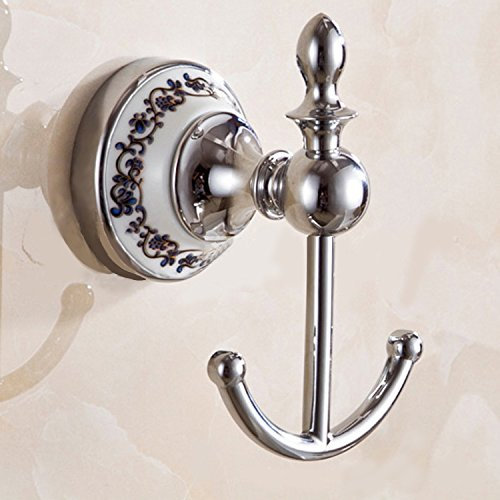 MUMENG Kleiderhaken,Moderne Dekorative Garderobenhaken Edelstahl Wandhaken,Wasserdichte Garderobe Haken,Silber Handtuchhaken Geeignet für Badezimmer Küche Büro