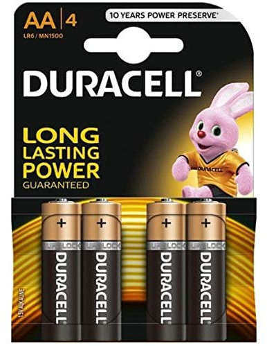 Duracell Base MN1500 - Pack of 4x AA Batteries