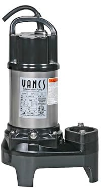Tsurumi PU2 2PU (50.15s) 1/5 HP, 115 V, pompa sommergibile stagno e cascata, in acciaio INOX, 3000 gph, 5,1 cm scarico