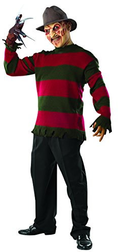 Rubies Herren Nightmare on Elm Street Deluxe Freddy Pullover Kostüm mit Maske, wie abgebildet, XS