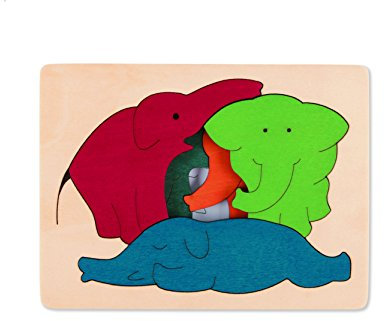 Hape E6509 Georg Luck Puzzle, Mehrfarbig