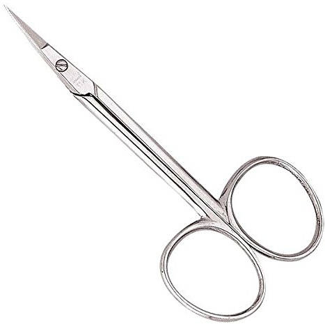 nippes Solingen Hautschere | Nagelhautschere Extra Fein | Aus Solingen | Made in Germany Mit scharfer gebogener feiner Spitze | Maniküre Schere | Zum Kürzen der Nagelhaut