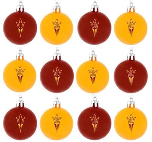 FOCO NCAA Kansas State 12er-Pack Kunststoffkugeln Ornament Set
