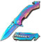 Tac Force TF-759RB Taschenmesser Regenbogenfarbige Klinge, Klingenlänge: 8,3cm