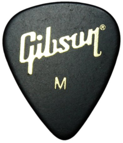 Gibson Lot de 12 médiators standard pour guitare dans une boîte pratique