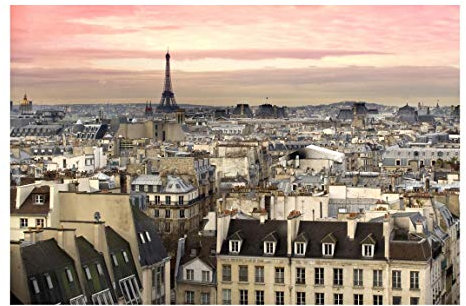 Bilderwelten Papier peint intissé - Paris close - Mural Large papier peint photo intissé tableau mural photo 3D mural, Dimension HxL: 190cm x 288cm