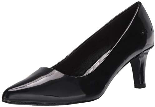 Easy Street Damen spitz Pumps, Schwarz Lack, 41.5 EU