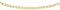 CARISSIMA Unisex Halskette 9k(375) Gelbgold 0.7mm 46cm/18zoll 1.16.0014