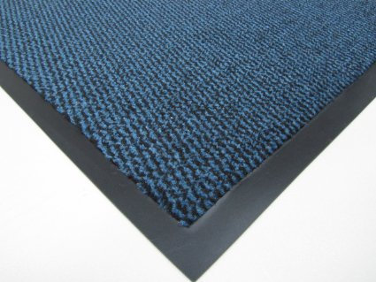 think-louder Anti Slip Rubber Outdoor Floor Mat, Entrance barrier Rugs Home Kitchen Office Door runner in and sizes 40x60/60x90/60x180/90x150/120x180 - BLUE 90X150