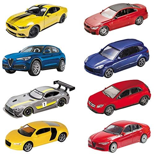 Mondo Motors – Super Fast Road Collection – Spielzeugautos Geschenk für Kinder – Alter 3,4,5,6 Jahre – Maßstab 1:43 – Nachbildungen Fast Road/schnelle Autos – 53207