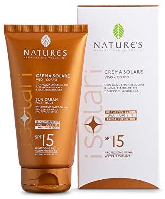 Crème solaire visage et corps SPF15 150 ml de crème
