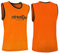 athletikor 10 Fußballleibchen - Trainingsleibchen - Leibchen - Markierungshemden (Orange, Bambinis/E Jugend S: 50X44CM)