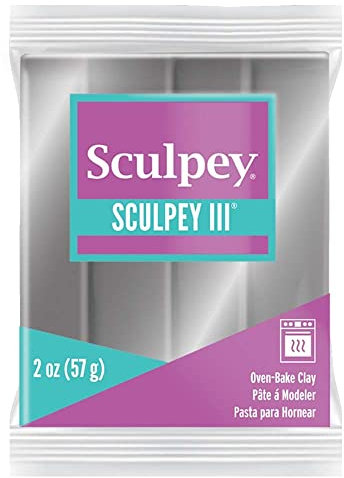 Sculpey S302 1130 Art Clay III, Silver