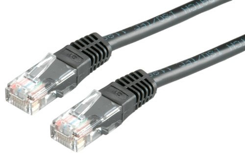 VALUE Cordon LAN Cat 6 | Câble réseau UTP Ethernet avec connecteur RJ45 | noir 3 m