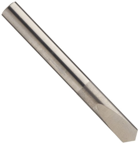Chicago Latrobe 780 Solid Carbide Spade Drill Bit, Uncoated (Bright) Finish, Round Shank, 118 Degree Conventional Point, 3/16 Size