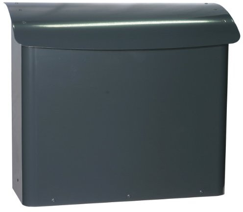 Wand-Briefkasten Safepost 21 anthrazit-grau (RAL 7016) moderner Postkasten geschütztes Schloss