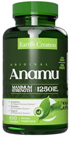 Earth's Creation Anamu 1250mg 100% Organically Grown - 100 Capsules