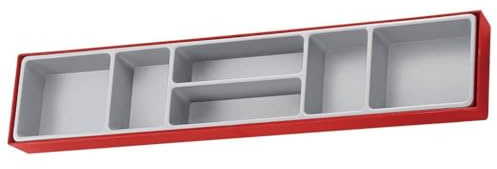 Teng Tools Empty 6 Compartment TTX TC Storage Tray - TTX01, Silver