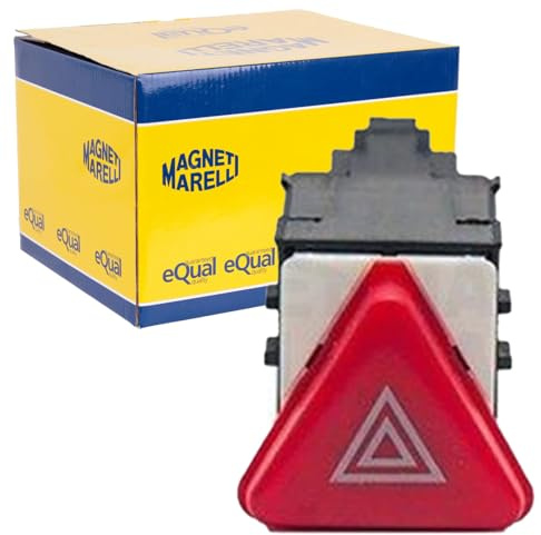 Magneti Marelli 000051025010 Warnblinkschalter | Kompatibel mit: SKODA FABIA I, FABIA I Combi, FABIA I Stufenheck, VW MULTIVAN T5, TRANSPORTER T5 Bus, TRANSPORTER T5 Kasten