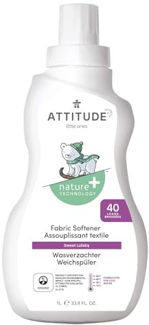 ATTITUDE LittleOnes Weichspüler für 40 Maschinen, Sweet Lullaby, 1er Pack (1 x 1 l)