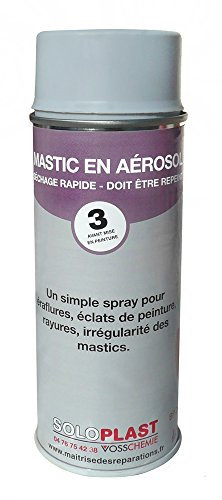 Soloplast 146830 Mastic aérosol de remplissage à séchage rapide