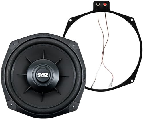 EARTHQUAKE Sound SWS-8Xi Tieftönersystem, Untersitz-Subwoofer, 2 Ohm, 1 Stück, 8 Zoll, Schwarz