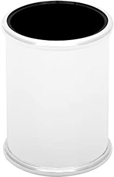 Brillibrum Design Stiftebox Versilbert Anlaufgeschützt Stiftebecher Mit Wunschgravur Stifteköcher Edel (Inkl. Gravur bis 15 Zeichen)