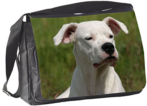 Nanyuk +++ DOGO Argentino - COLLEGETASCHE Tasche UMHÄNGETASCHE Schultertasche - DAO 06
