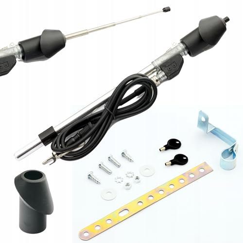 190 W201 Kotflügel Antenne Teleskopantenn e DIN-Stecker