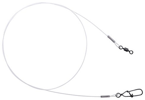 Spro Matt Black Leader Fluoro - 2 Fluorocarbon Spinnvorfächer zum Spinnfischen, Spinnvorfach, Vorfach zum Spinnangeln, Länge/Durchmesser/Tragkraft:25cm / 0.45mm / 15kg - 33lb