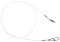 Spro Matt Black Leader Fluoro - 2 Fluorocarbon Spinnvorfächer zum Spinnfischen, Spinnvorfach, Vorfach zum Spinnangeln, Länge/Durchmesser/Tragkraft:25cm / 0.45mm / 15kg - 33lb