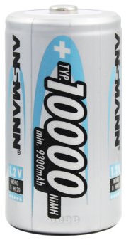 Ansmann 5030652 Mono D 10000mAh NiMH Akku 1er Pack