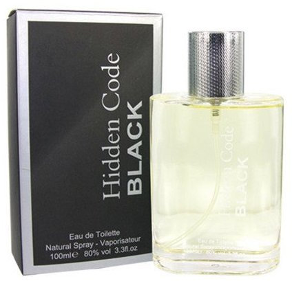 HiddenCode Black Mens Fragrance Eau De Toilette Spray New Pour Homme 100ml
