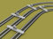 Proses PT-H0-02 Parallelgleislehre 4 Stück Gleisabstandhalter 67mm einfaches Verlegen von Gleisen Schienen Spur H0 HO 1:87