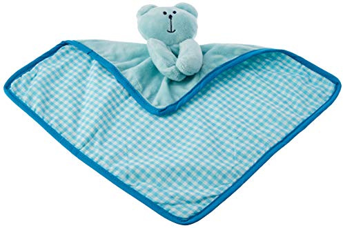 Sharples Puppy Blanket, Blue | Squeaky, Cuddly Plush, Cutesy Character Head