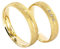 Gold Trauringe Verlobungsringe in 333 Gold Eheringe Gelbgold 4mm Breite * Kostenlose Zirkonia, Gravur & Etui *