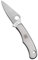 Spyderco Erwachsene Messer Bug Slip Joint Taschenmesser aus Edelstahl, Silber