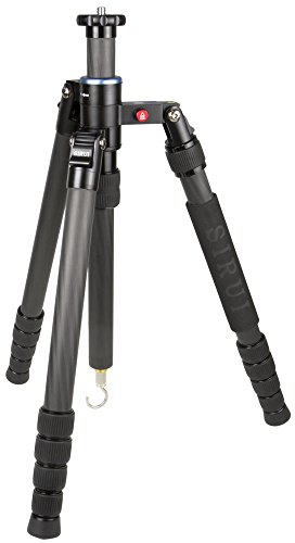 SIRUI S-2205-N Snap Universal Drei-/Einbeinstativ (Carbon, Gewicht: 1,4kg, Belastbarkeit: 12kg) mit Tasche und Gurt
