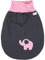 Lilakind Schlafsack Strampelsack Pucksack hochwertige Handarbeit Frühling/Sommer Grau Rosa Sterne Elefant, Rosa, 60 cm lang