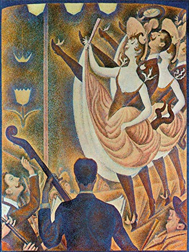 1art1 Georges Seurat Poster Can-Can, Le Chahut Kunstdruck Bild 80x60 cm