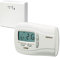 Eberle Thermostat UTQ Festanschluss Funk-Set Weiß Elektroheizung Einzelraumheizung Modern Oberflächenmontage Selbstlernende Heizkurve Urlaubs- und Partyfunktion
