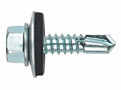 Index ABE166363 Schraubenbohrer DIN 7504-K verzinkt mit Unterlegscheibe P-16 EPDM 6,3 x 63