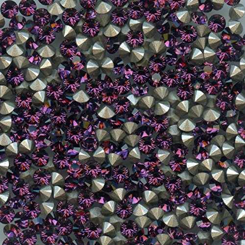 Swarovski 1028 PP32 A *** 50 diamantes de imitación fondo cónico 4 mm amatista F